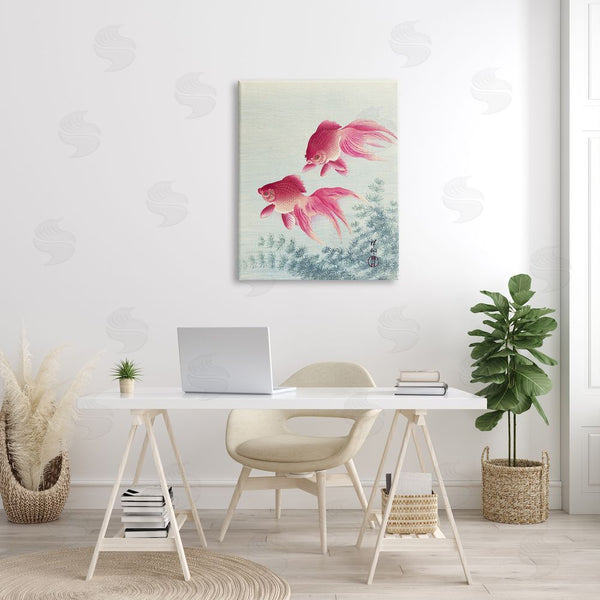 Stupell Industries One1000paintings | Goldfish Ohara Koson Traditional Painting Fish Portrait Wall Art