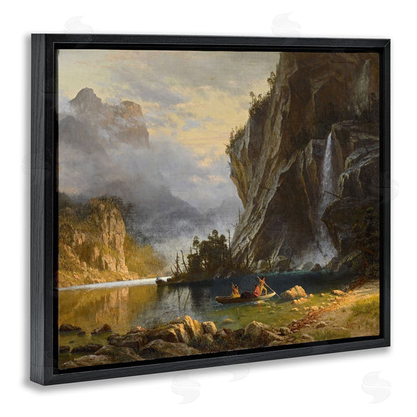 Stupell Industries One1000paintings | Indians Spear Fishing Classic Albert Bierstadt Painting Wall Art