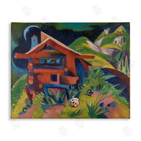 stupell industries one1000paintings | Kirchner Landscape Cabin Wall Art