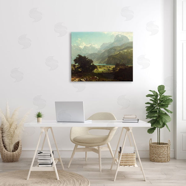 Stupell Industries One1000paintings | Lake Lucern Albert Bierstadt Classic Fine Landscape Painting Wall Art