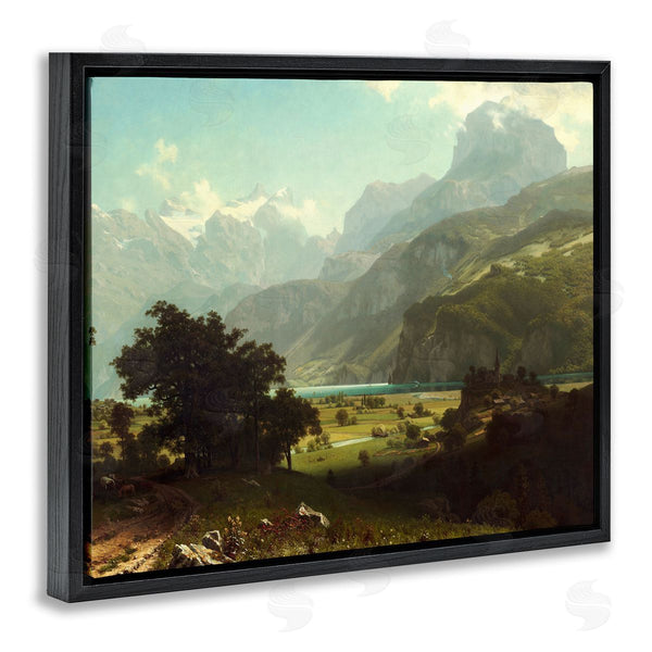 Stupell Industries One1000paintings | Lake Lucern Albert Bierstadt Classic Fine Landscape Painting Wall Art