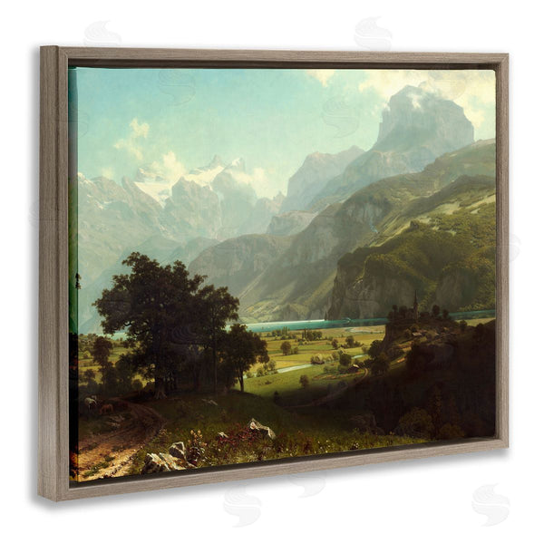 Stupell Industries One1000paintings | Lake Lucern Albert Bierstadt Classic Fine Landscape Painting Wall Art