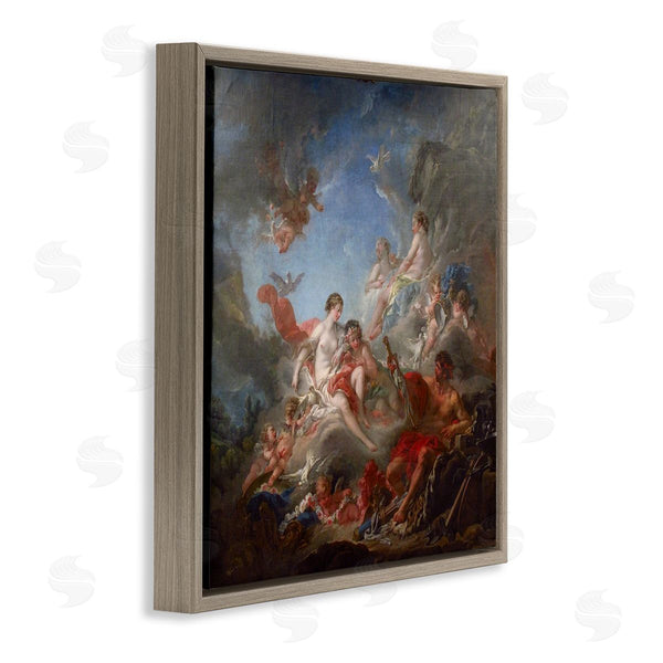 Stupell Industries One1000paintings | Les Forges De Vulcain (1757) Francois Boucher Classic Painting Wall Art