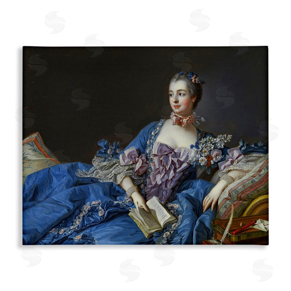 stupell industries one1000paintings | Madame de Pompadour Fine Art Painting Francois Boucher Wall Art