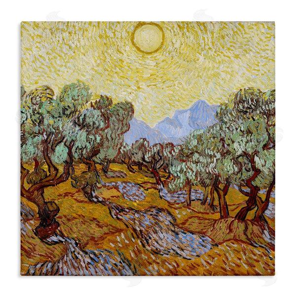 stupell industries one1000paintings | Olijfbomen Olive Branches Vincent van Gogh Classic Painting Wall Art