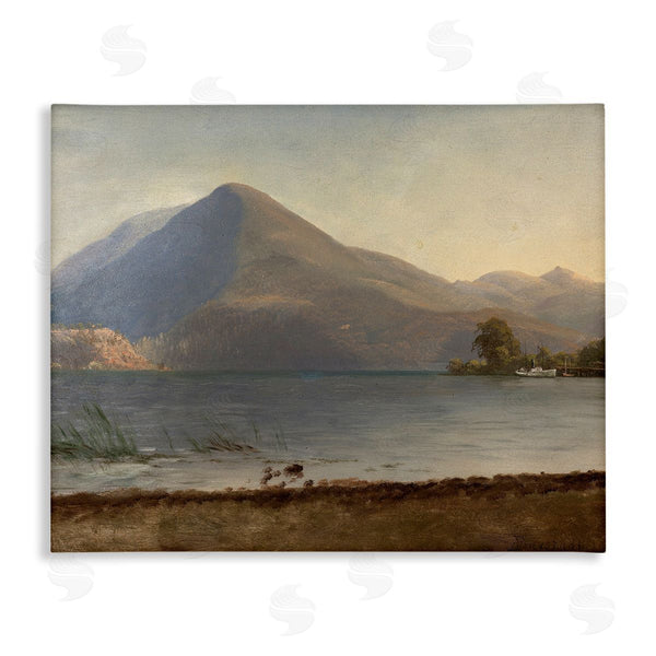 stupell industries one1000paintings | On the Hudson Traditional Albert Bierstadt Painting Wall Art
