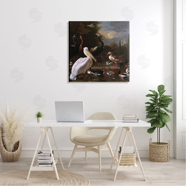 Stupell Industries One1000paintings | Pelican And Other Birds Melchior D'Hondecoeter Painting Wall Art