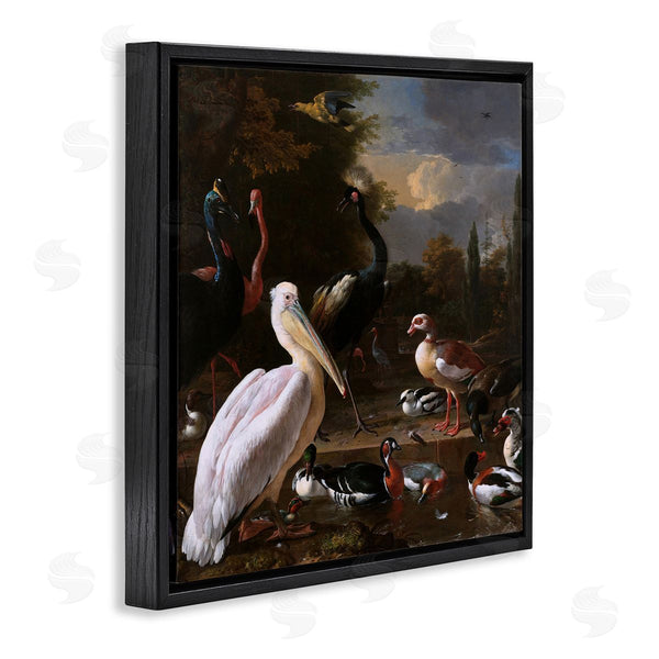 Stupell Industries One1000paintings | Pelican And Other Birds Melchior D'Hondecoeter Painting Wall Art