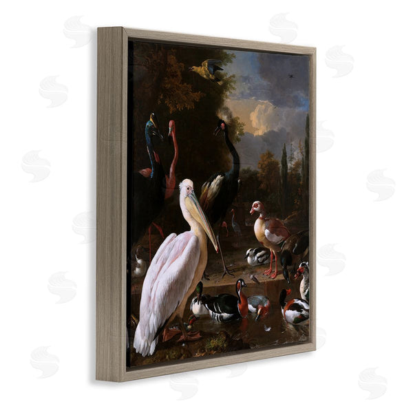 Stupell Industries One1000paintings | Pelican And Other Birds Melchior D'Hondecoeter Painting Wall Art