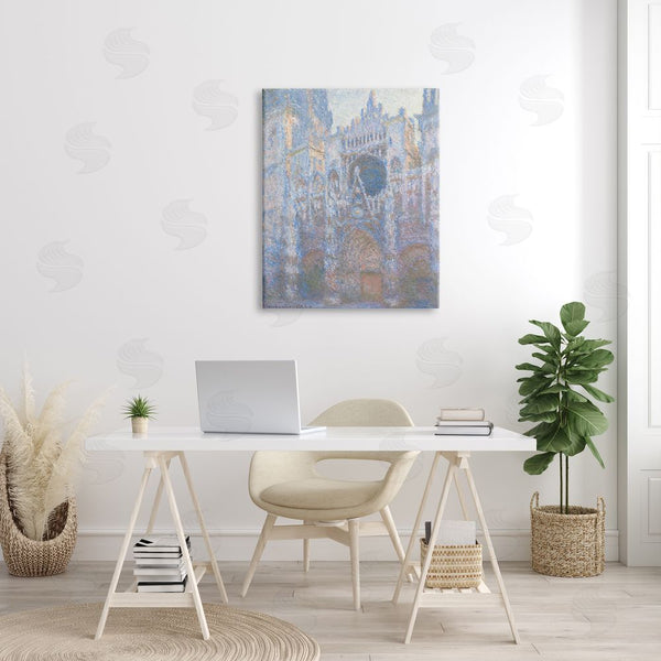Stupell Industries One1000paintings | Rouen Cathedral West Facade Classic Claude Monet Painting Wall Art