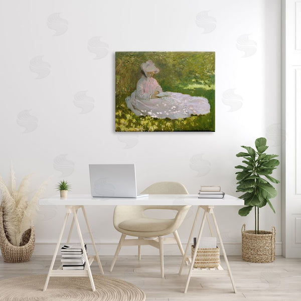 Stupell Industries One1000paintings | Springtime Classic Claude Monet Painting Female Portrait Wall Art