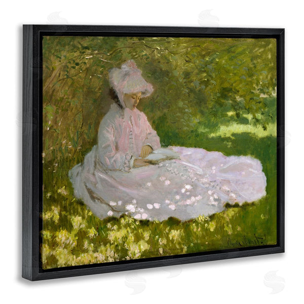 Stupell Industries One1000paintings | Springtime Classic Claude Monet Painting Female Portrait Wall Art