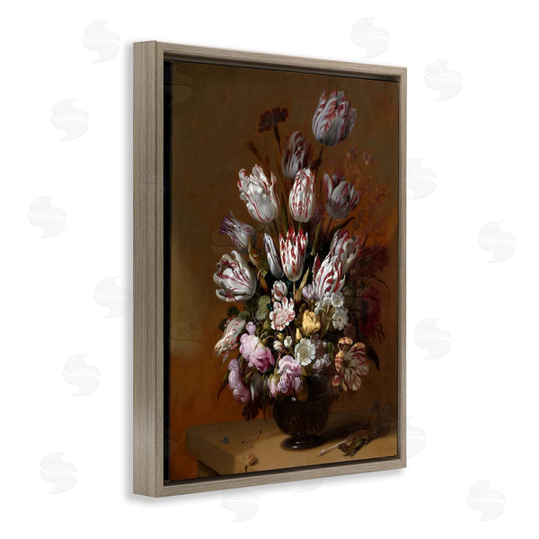 Stupell Industries One1000paintings | Still Life With Flowers Traditional Hans Bollongier Paintings Wall Art