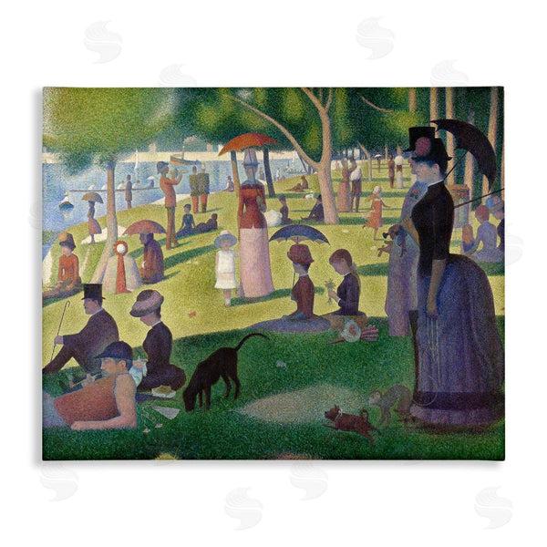 stupell industries one1000paintings | Sunday on La Grande Jatte Georges Seurat Classic Painting Wall Art