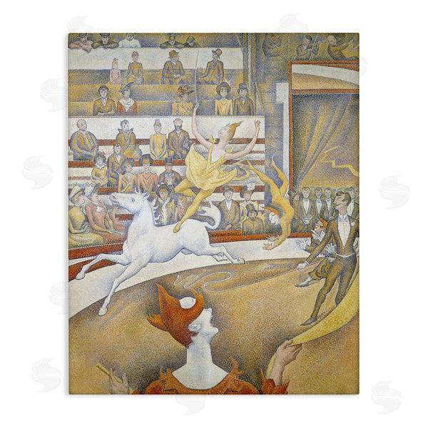 stupell industries one1000paintings | The Circus Classic Painting George Seurat Performance Portrait Wall Art