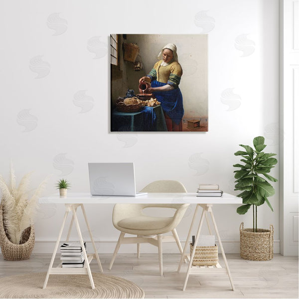 Stupell Industries One1000paintings | The Kitchen Maid Johannes Vermeer Classical Painting Wall Art