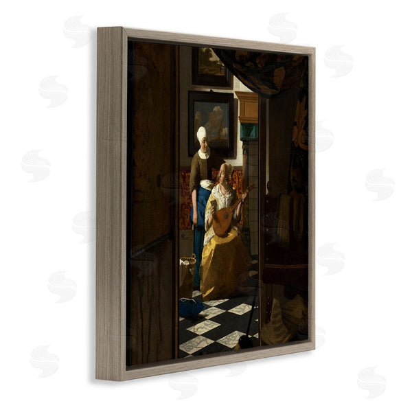 Stupell Industries One1000paintings | The Love Letter Johannes Vermeer Classical Portrait Painting Wall Art