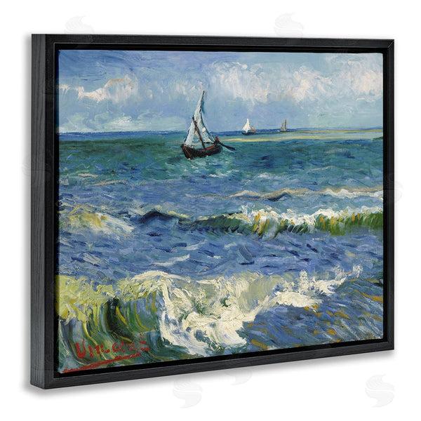 Stupell Industries One1000paintings | The Sea At Les Saintes-Maries-de-la-Mer Vincent Van Gogh Painting Wall Art