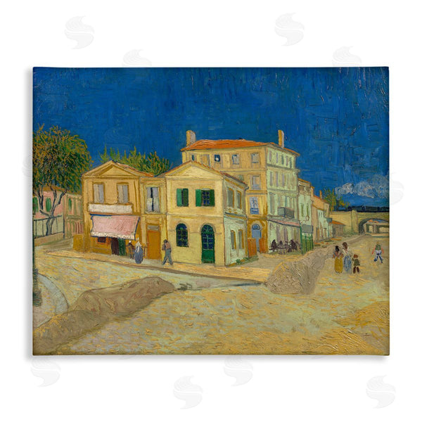 stupell industries one1000paintings | The Yellow House Vinvent van Gogh Classic Painting Wall Art