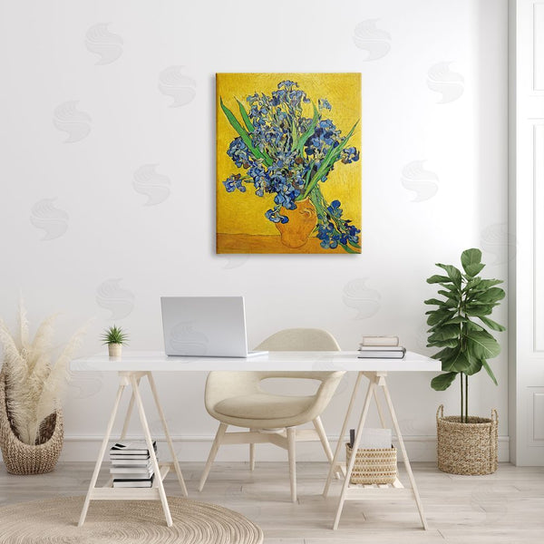 Stupell Industries One1000paintings | Vaas Met Irissen Vincent Van Gogh Iris Flower Painting Wall Art