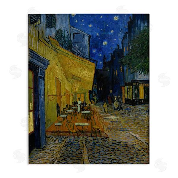 stupell industries one1000paintings | Van Gogh Café Terrace at Night Wall Art