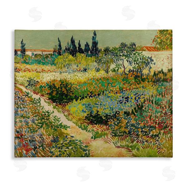 stupell industries one1000paintings | Van Gogh Garden at Arles Wall Art