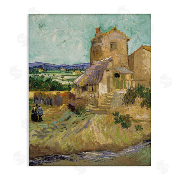 stupell industries one1000paintings | Van Gogh Old Mill Landscape Wall Art