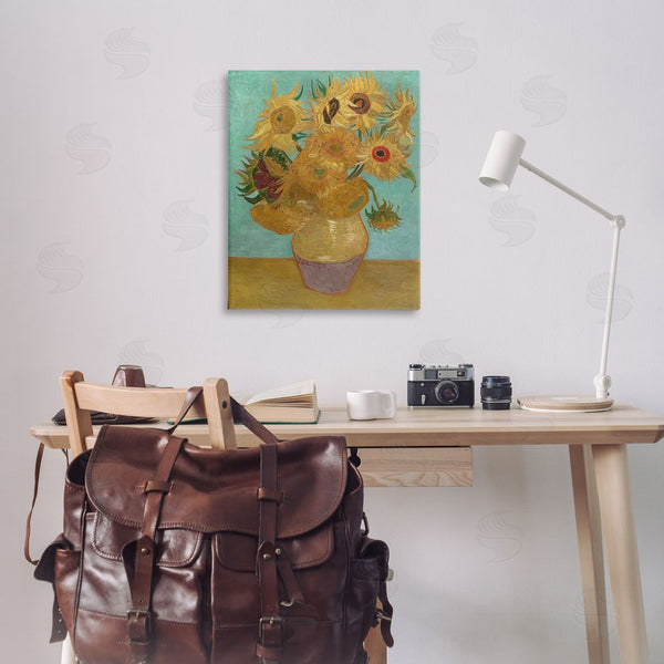 Stupell Industries One1000paintings | Van Gogh Sunflowers On Blue Wall Art