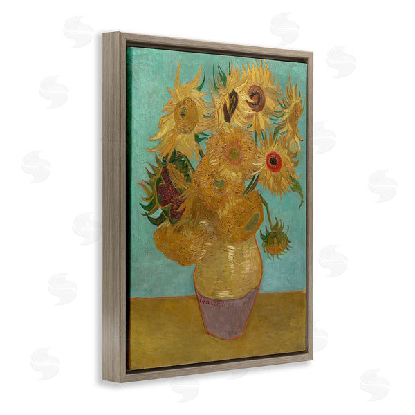 Stupell Industries One1000paintings | Van Gogh Sunflowers On Blue Wall Art