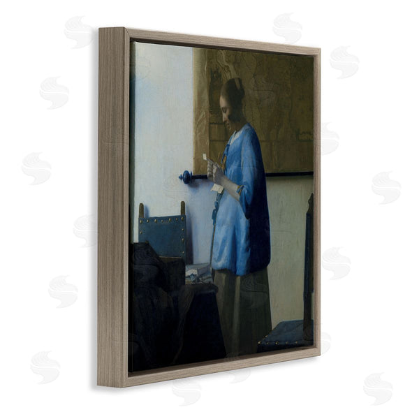 Stupell Industries One1000paintings | Woman Reading A Letter Johannes Vermeer Classical Painting Wall Art