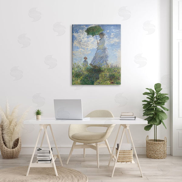 Stupell Industries One1000paintings | Woman With A Parasol Classic Claude Monet Painting Wall Art