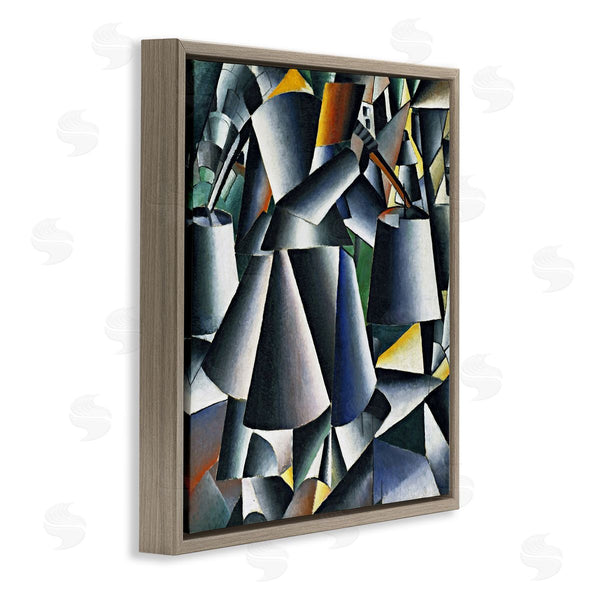 Stupell Industries One1000paintings | Woman With Pails Kazimir Malevich Classic Abstract Painting Wall Art