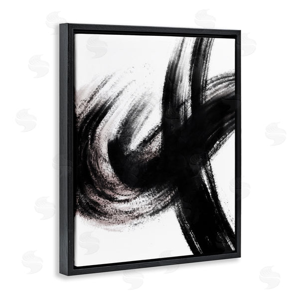 Stupell Industries OnRei | Abstract Dominant Black Pink Undertone
