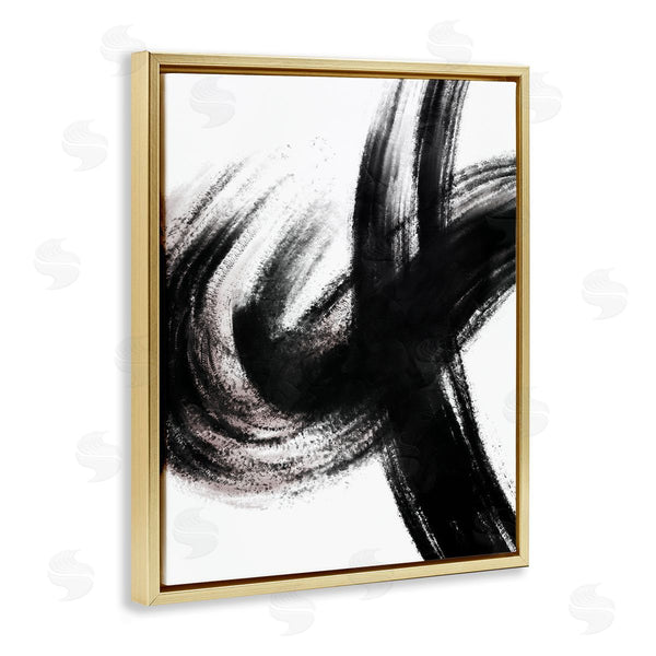 Stupell Industries OnRei | Abstract Dominant Black Pink Undertone