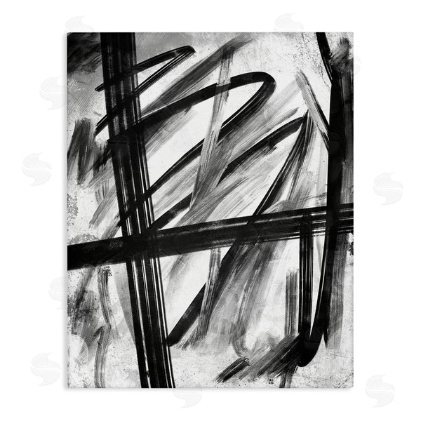 stupell industries OnRei | Abstract Linework Black and White Design