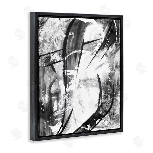 Stupell Industries OnRei | Dramatic Abstract Black And White Design