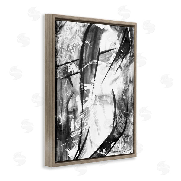 Stupell Industries OnRei | Dramatic Abstract Black And White Design