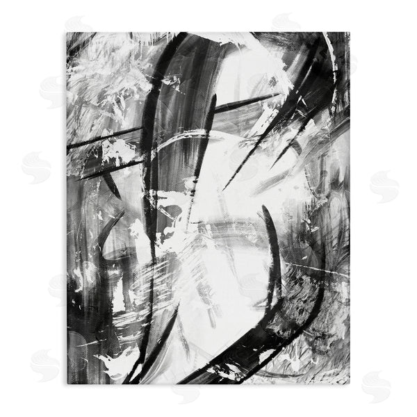 stupell industries OnRei | Dramatic Abstract Black and White Design