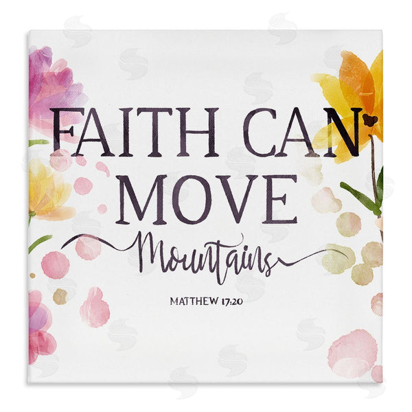 stupell industries OnRei | Faith Moves Mountains Faith Based Florals