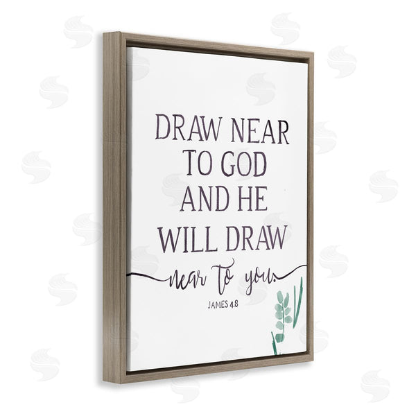 Stupell Industries OnRei | He Will Draw Near Green Sprout