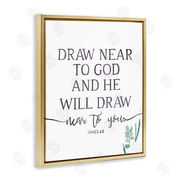 Stupell Industries OnRei | He Will Draw Near Green Sprout