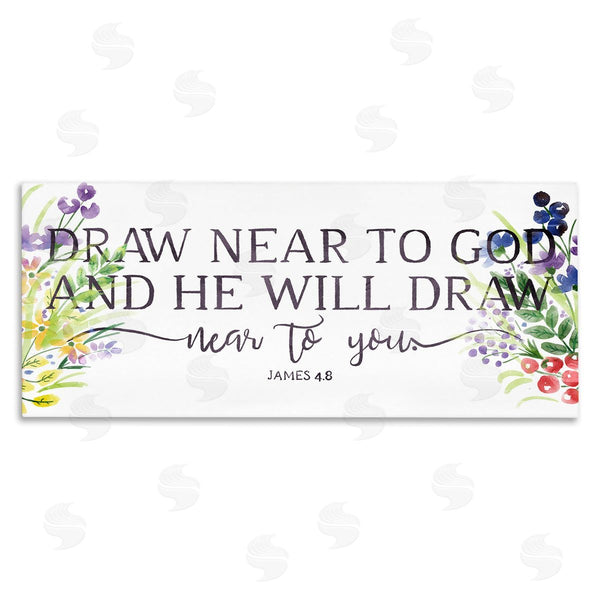 stupell industries OnRei | He Will Draw Near Spiritual Florals
