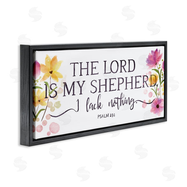 Stupell Industries OnRei | Lord Is My Shepherd Faith Florals