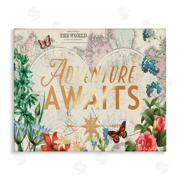 stupell industries Ophelia and Company | Adventure Awaits Floral Map