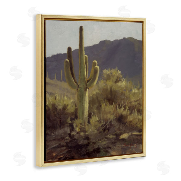 Stupell Industries Paco Young | Bold Cactus Mountain Overlook