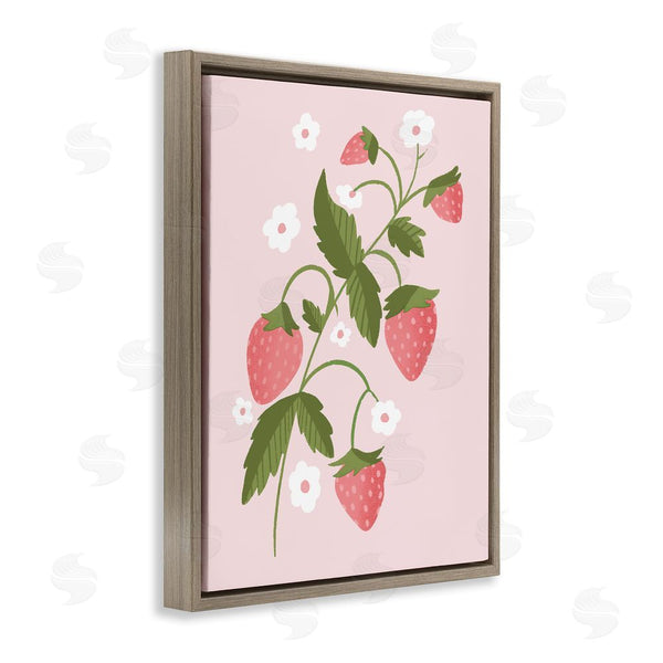 Stupell Industries Paige Sredenschek | Pastel Strawberries Branch Wall Art