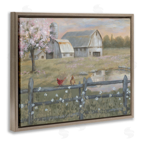 Stupell Industries Pam Britton | Blossoming Trees Country Farm