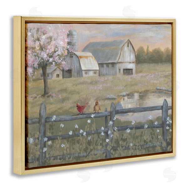Stupell Industries Pam Britton | Blossoming Trees Country Farm