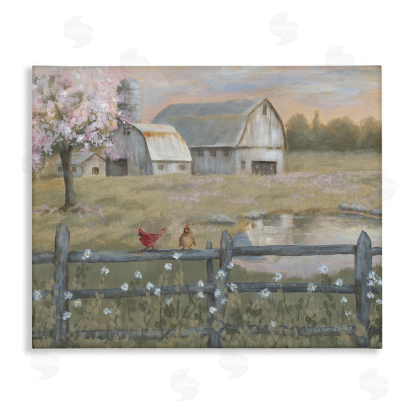 stupell industries Pam Britton | Blossoming Trees Country Farm
