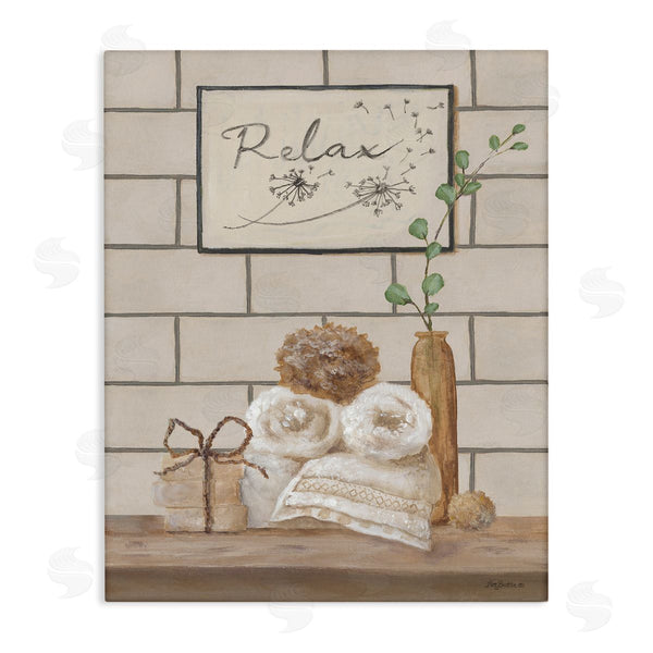 stupell industries Pam Britton | Relax Bathroom Scene